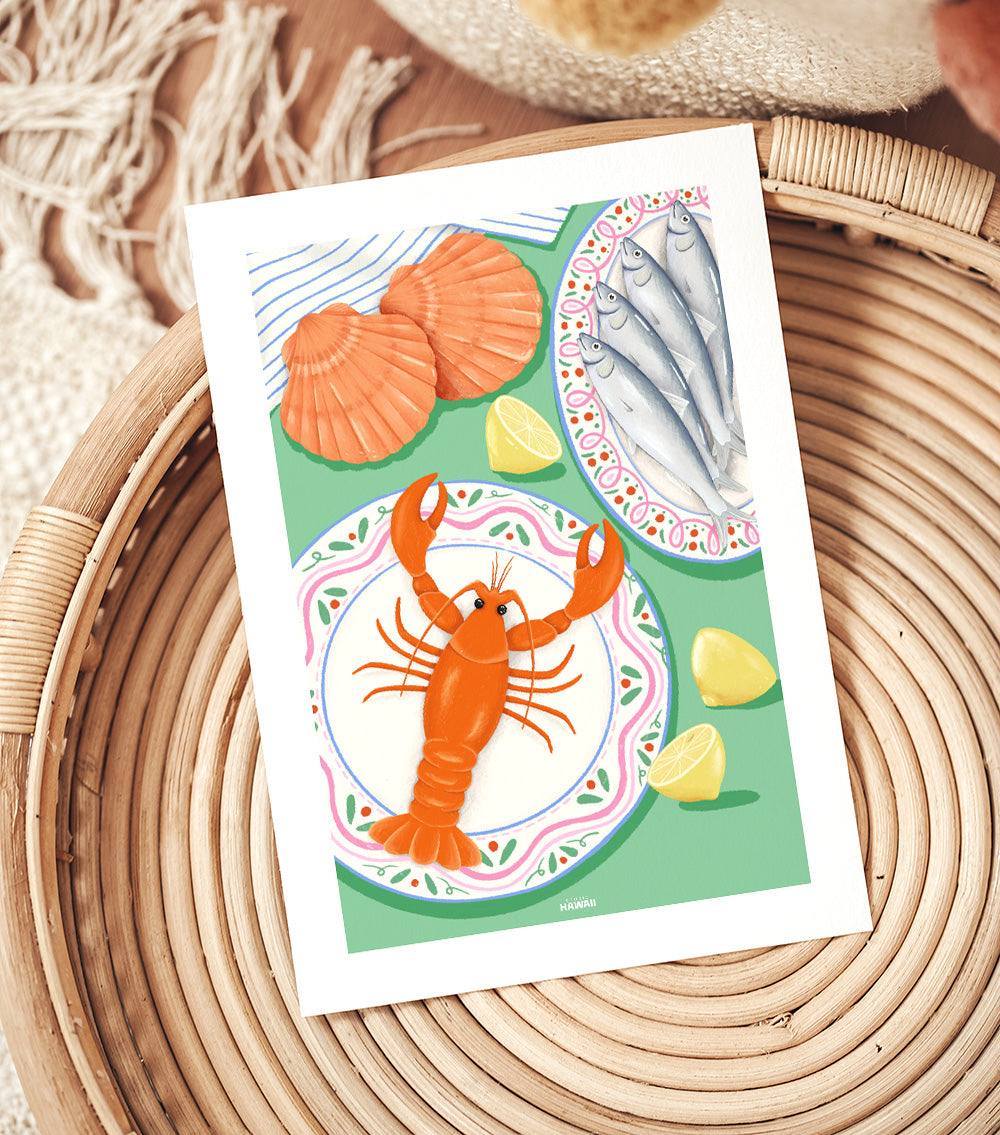 Affiche Le poissonnier