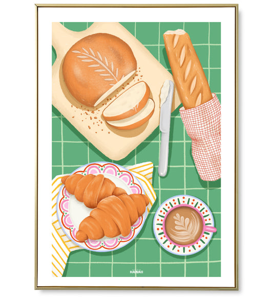 Affiche Le boulanger