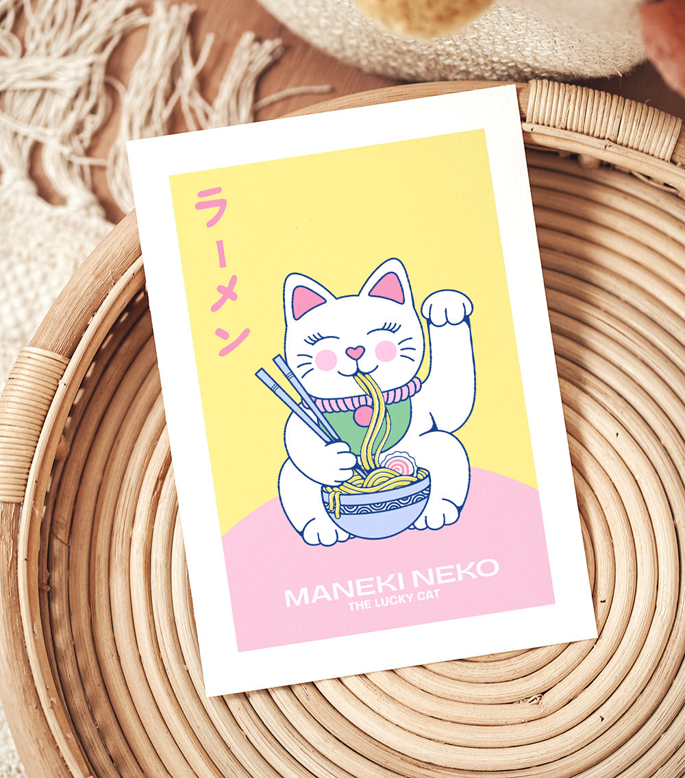 Affiche Maneki Neko Ramen
