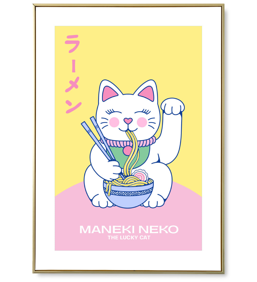 Affiche Maneki Neko Ramen