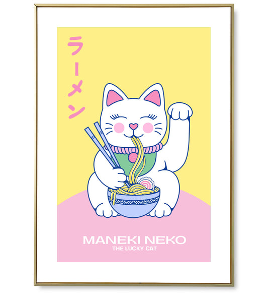 Affiche Maneki Neko Ramen