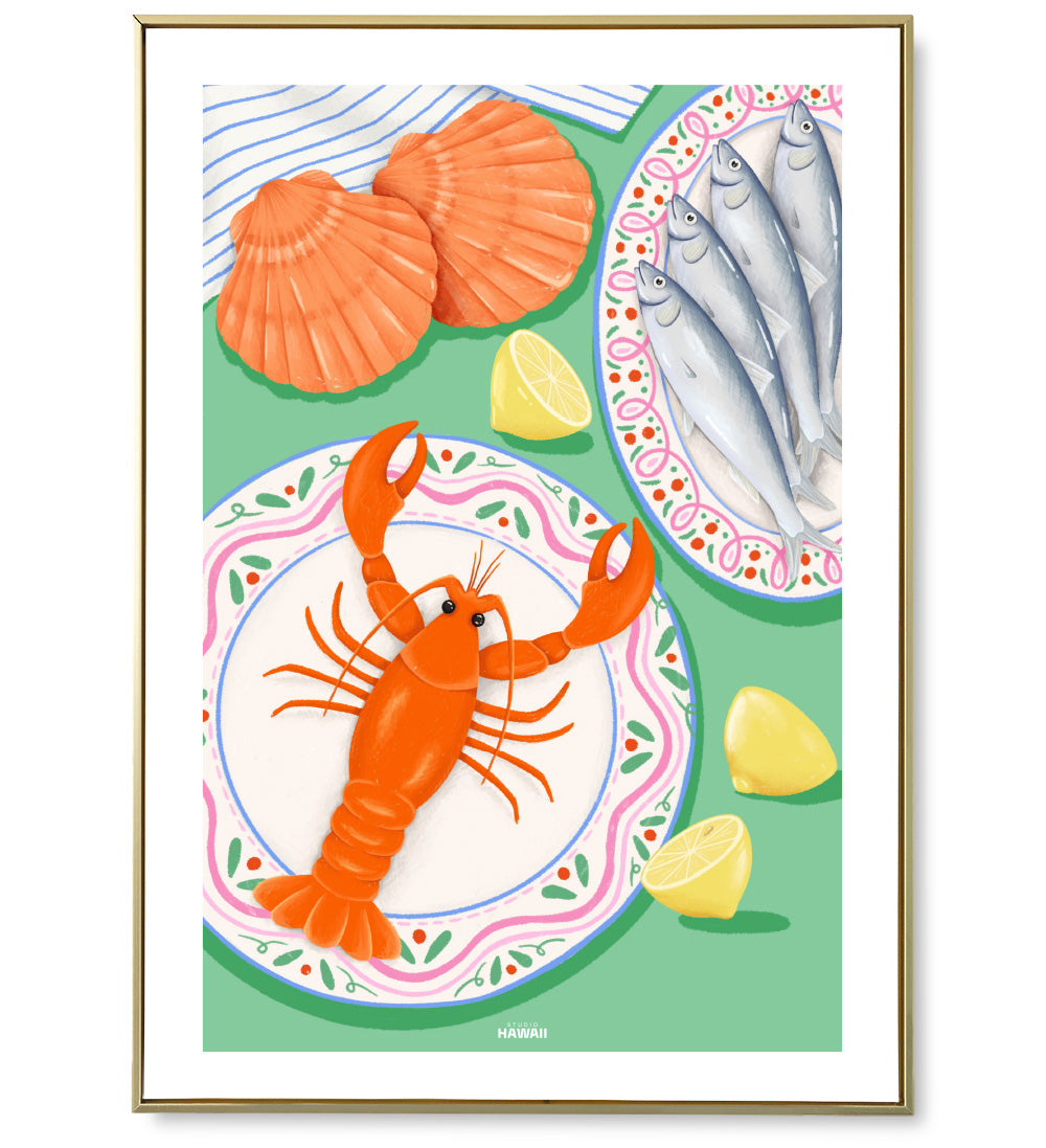 Affiche Le poissonnier