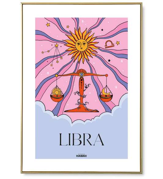 Libra astro poster