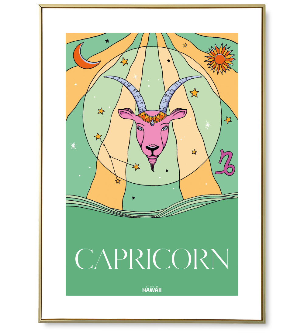 Capricorn astro poster