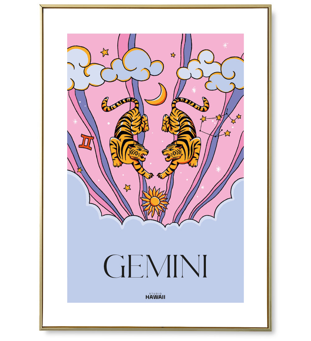 Gemini astro poster