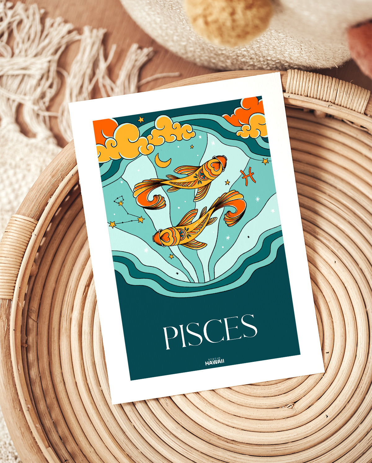 Affiche astro Pisces