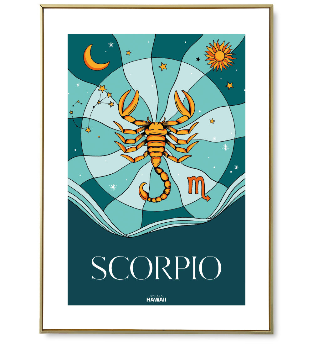 Scorpio astro poster