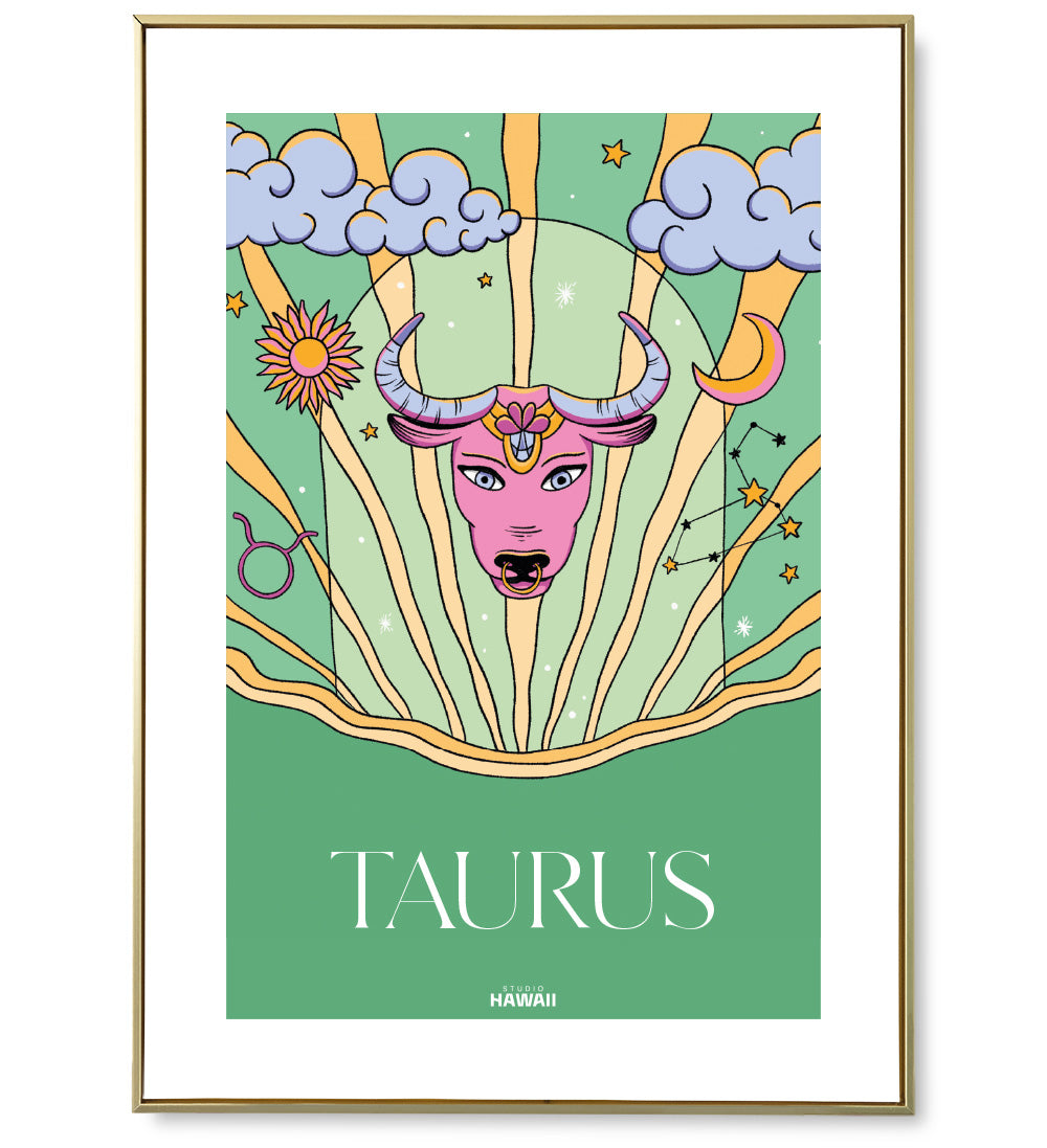 Taurus astro poster