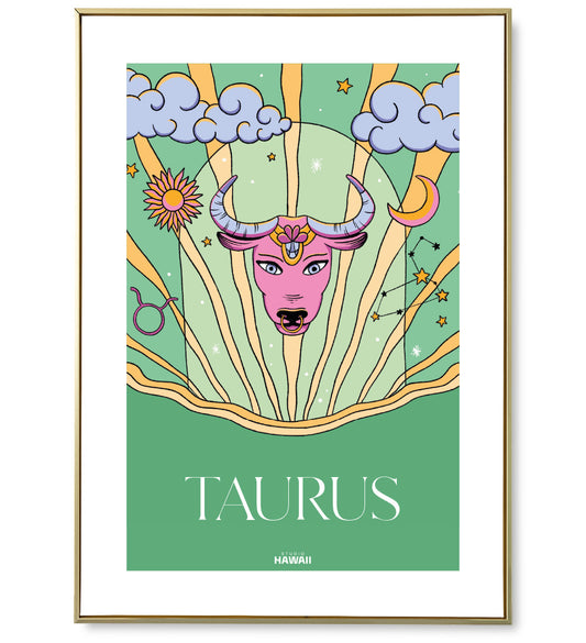Taurus astro poster