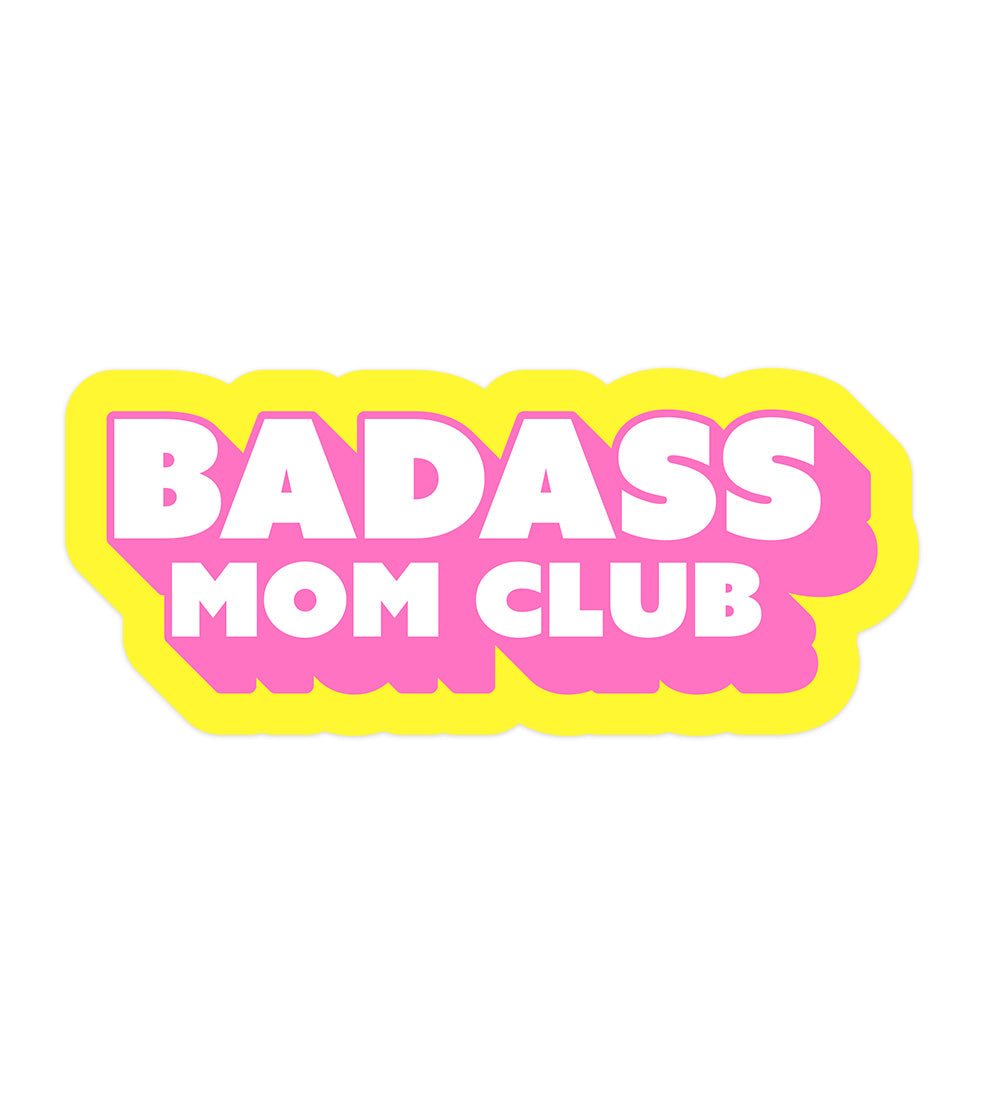 Sticker Badass mom club