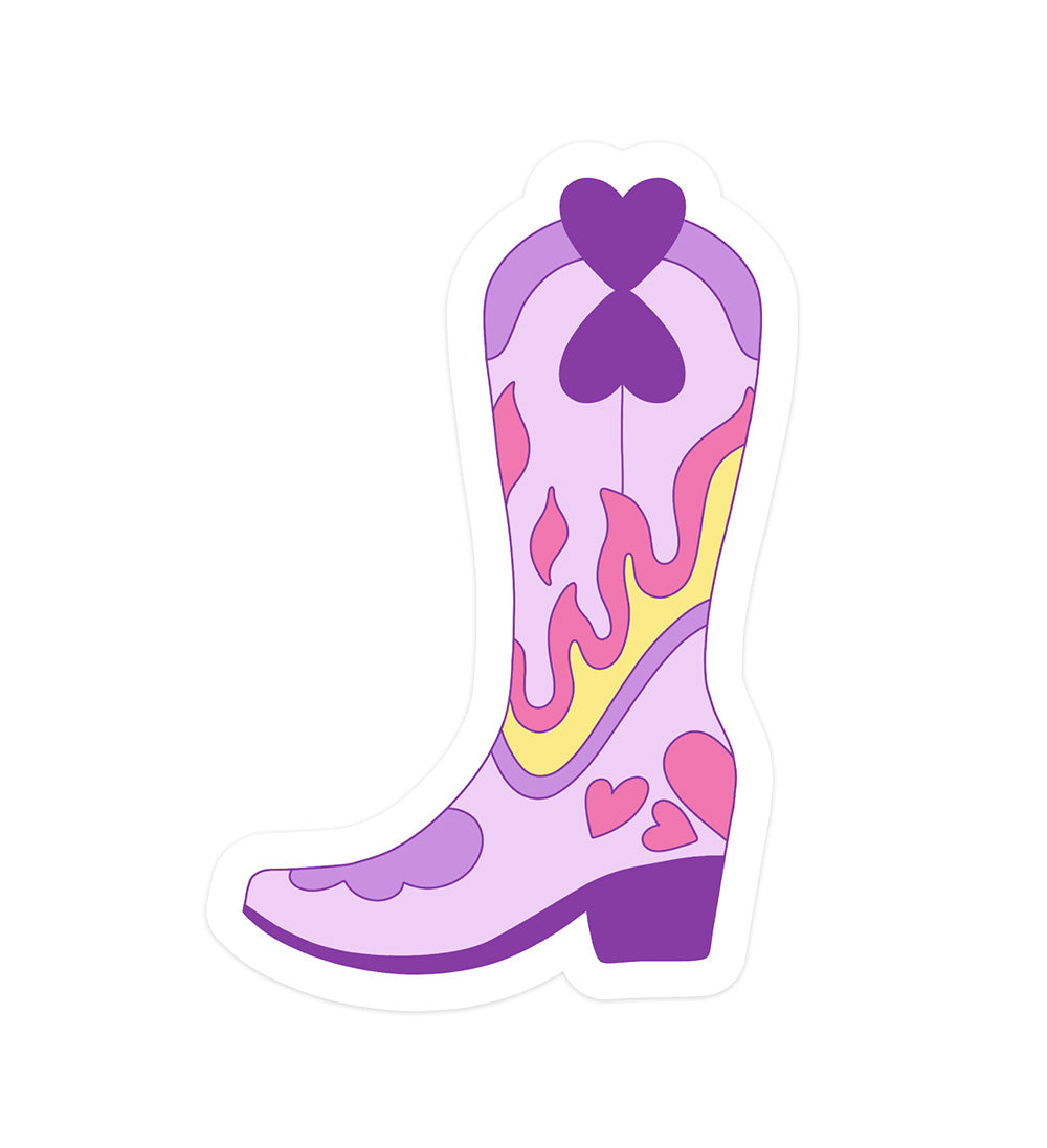 Sticker Boots Cowgirl