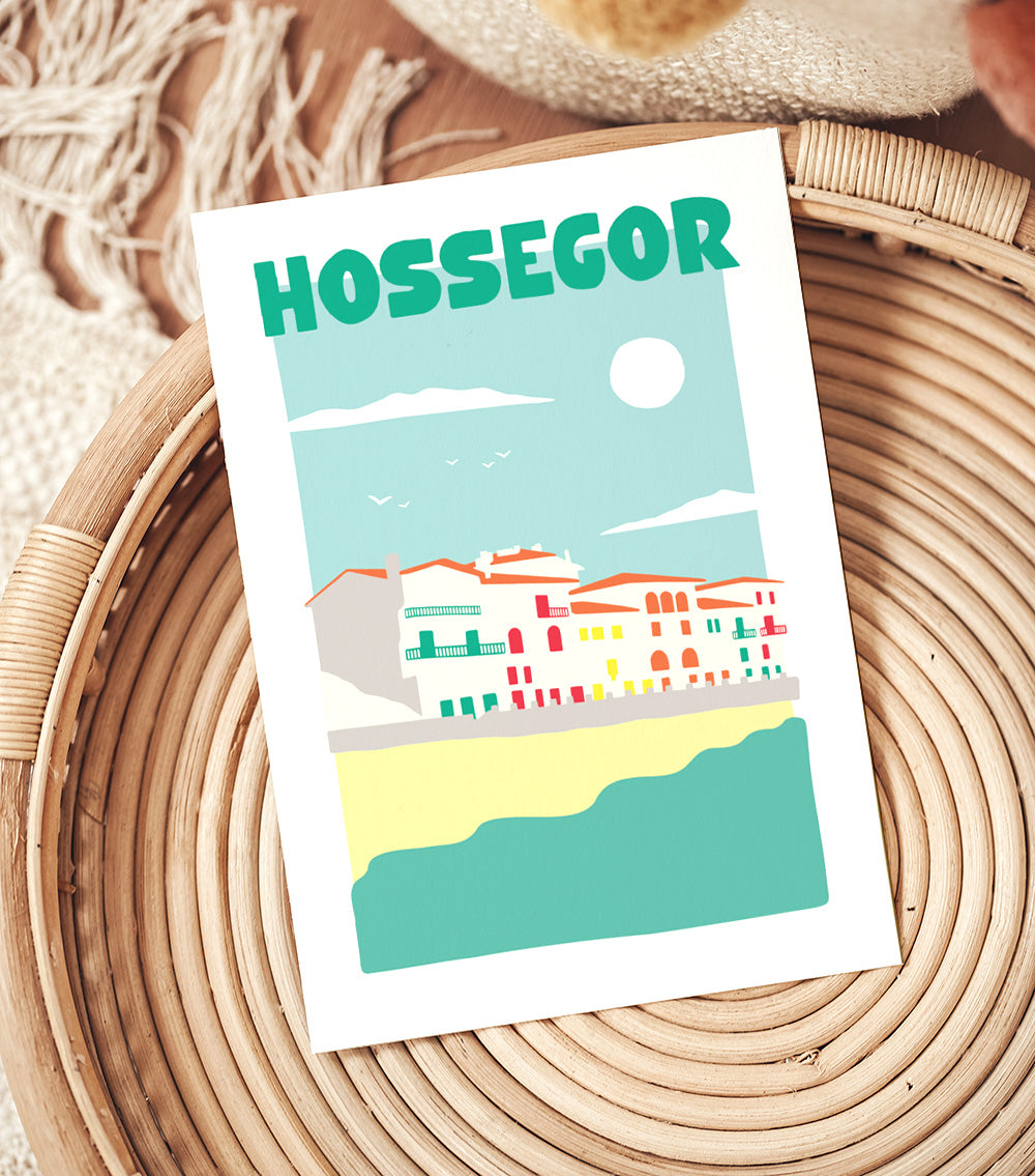 Affiche ville Hossegor