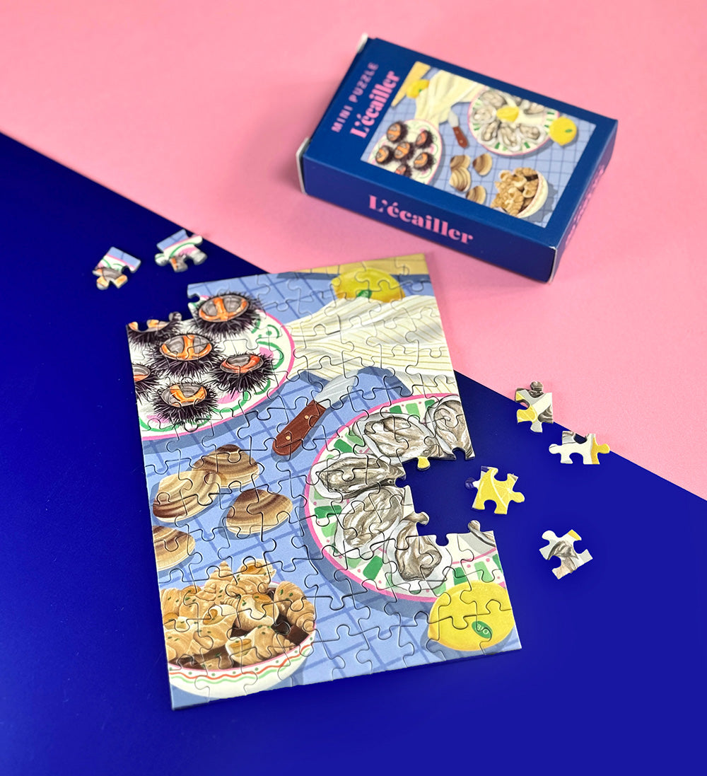 Mini puzzle 99 pièces - L'écailler