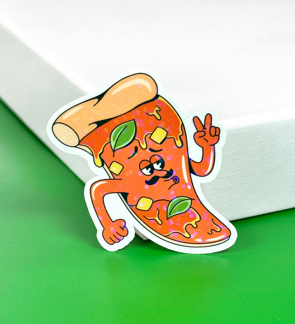 Sticker Slice pizza