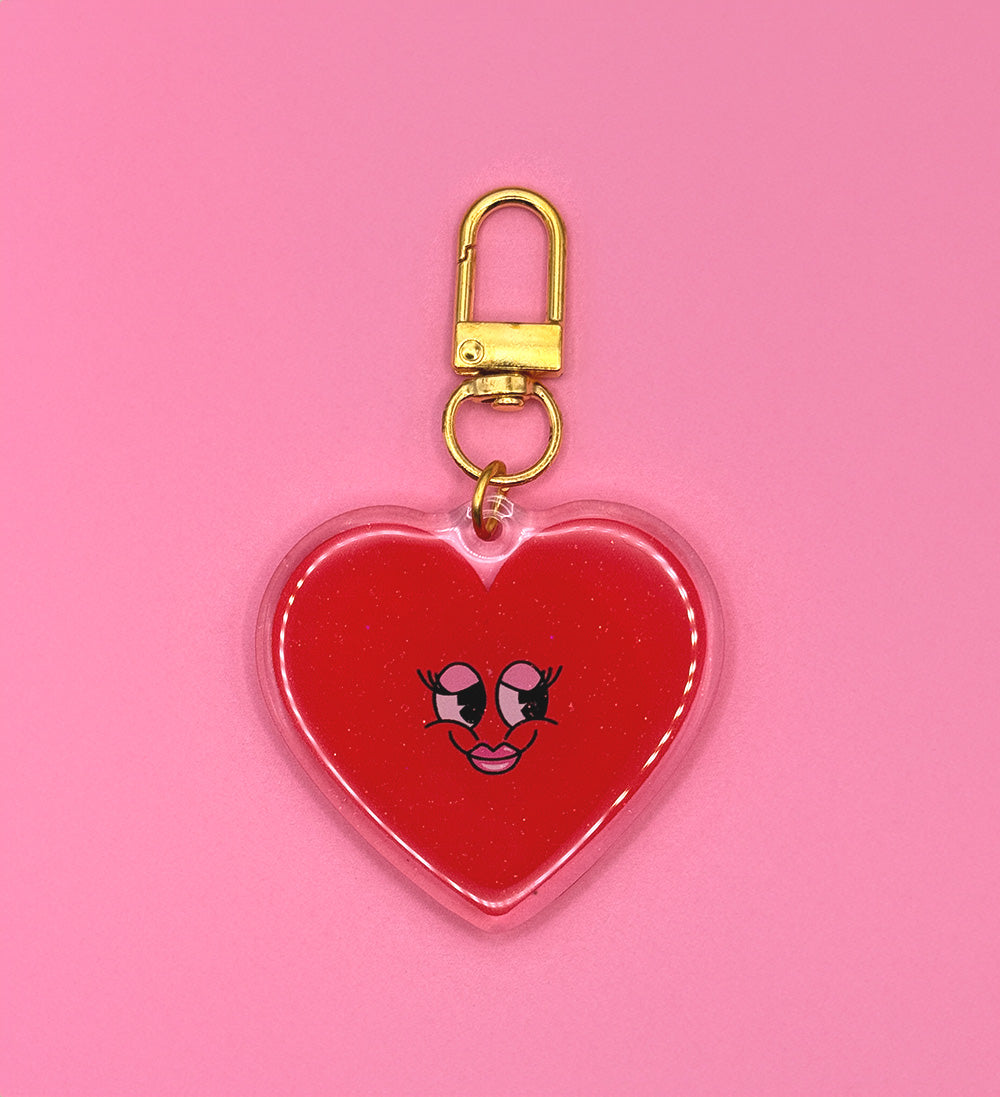 Porte-clés Coeur rouge