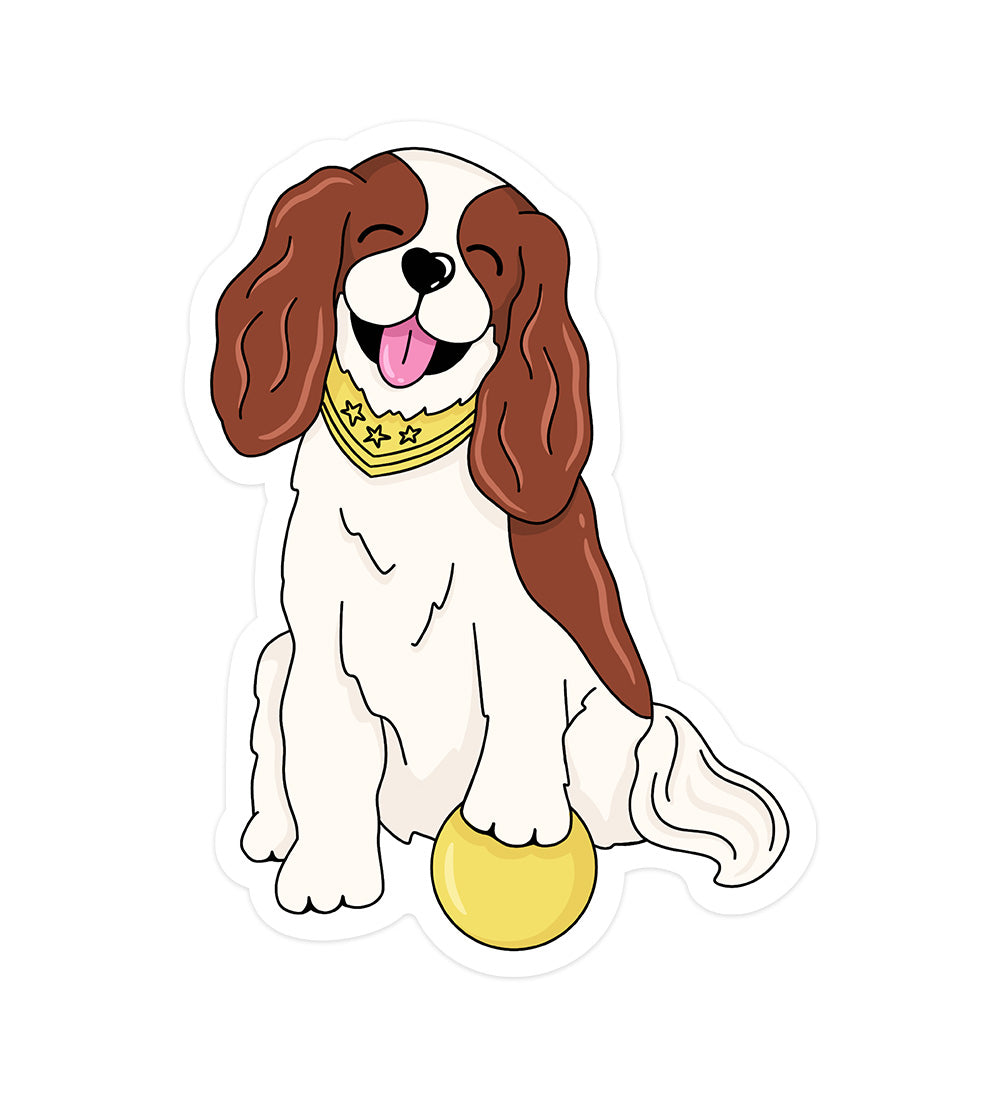 Sticker Cavalier king charles