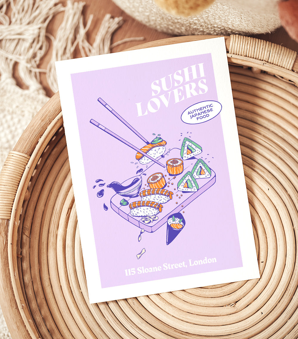 Affiche Sushi lovers