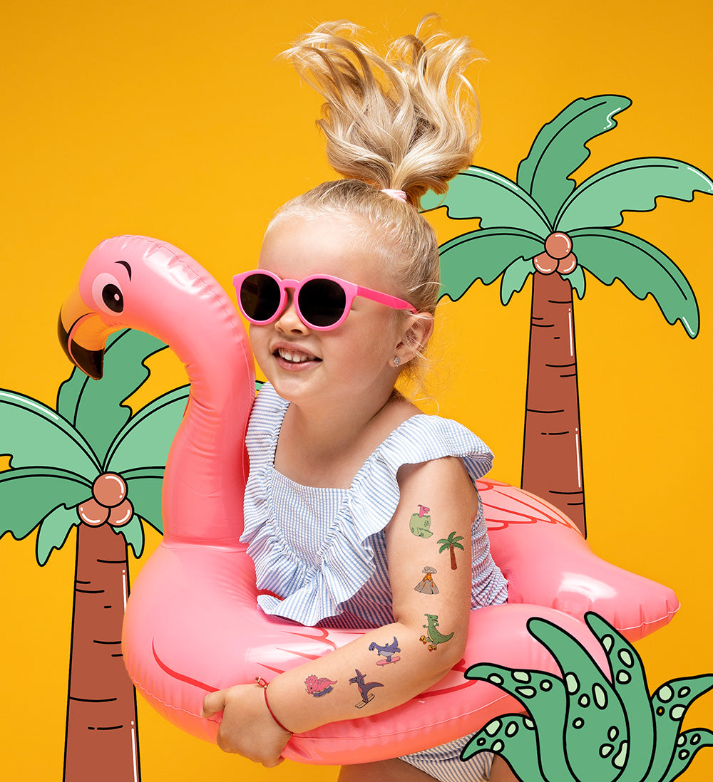 Tatouages éphémères Dinosaures