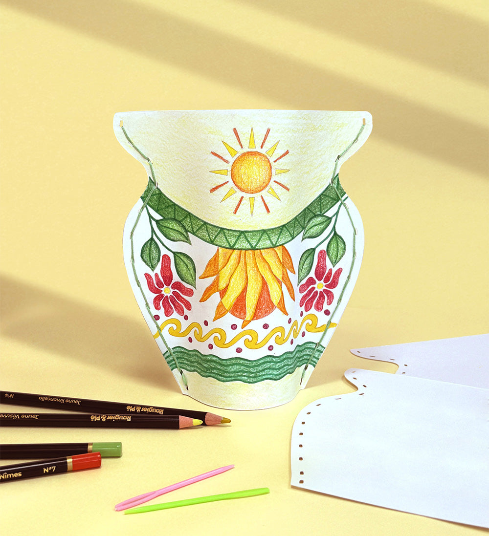 Vase en papier - Grec