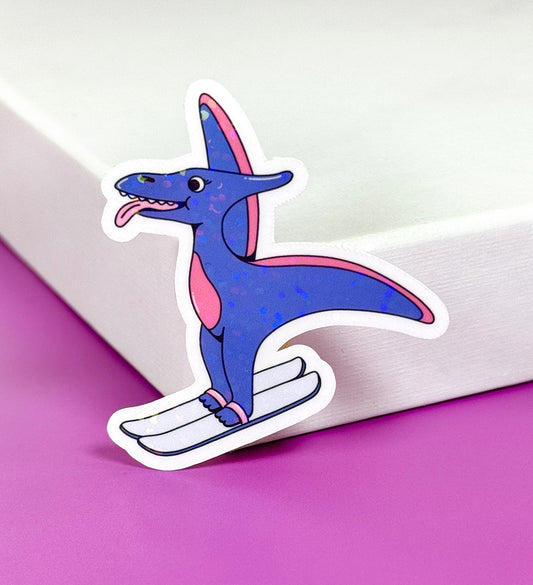 Sticker Dino Ski