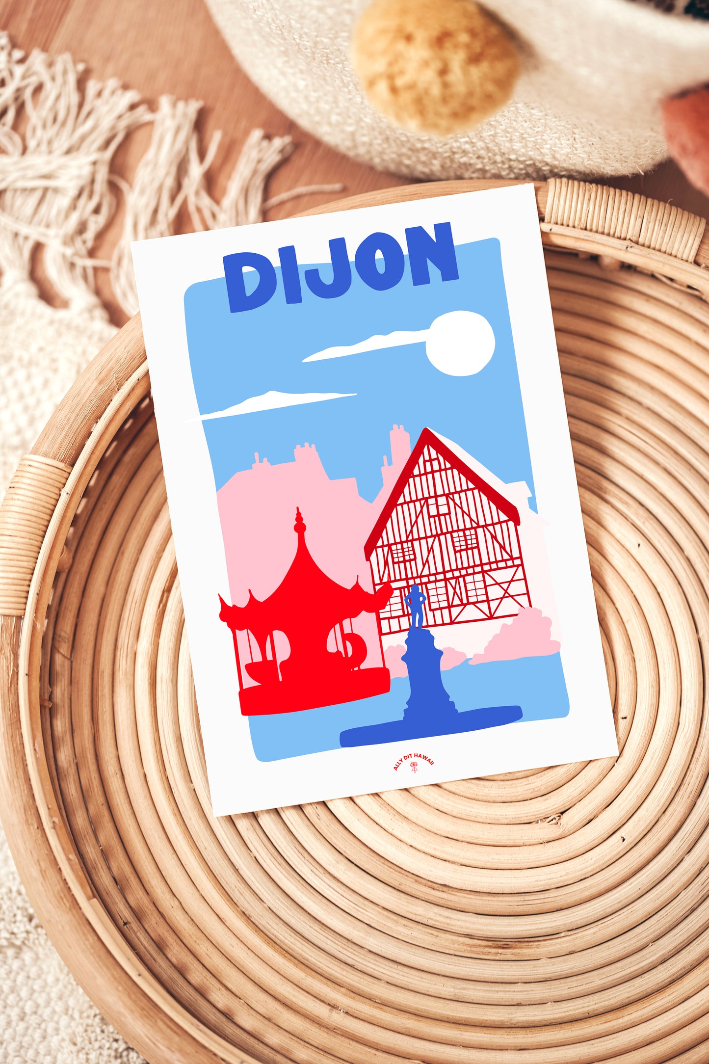 Affiche ville Dijon