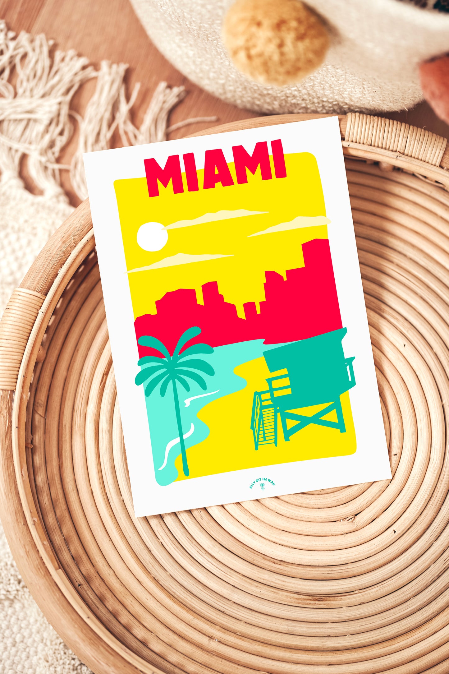 Affiche ville Miami