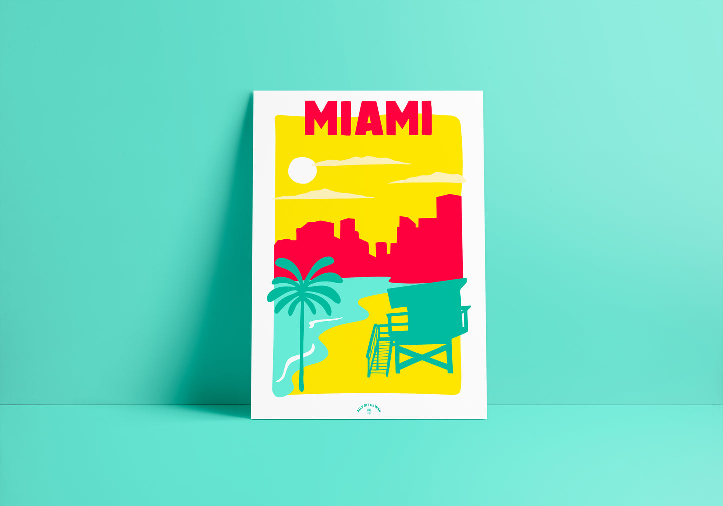 Affiche ville Miami