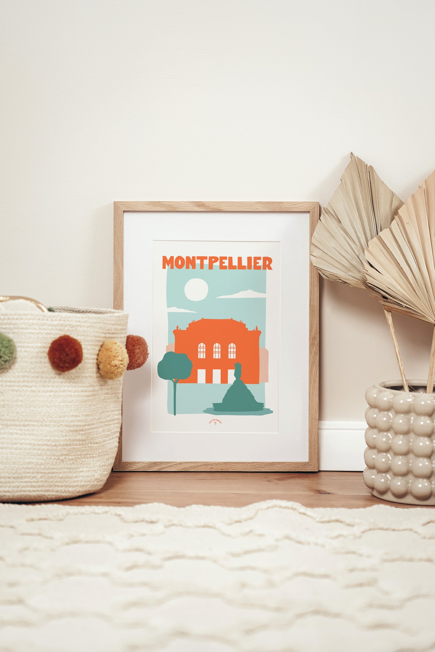 Affiche ville Montpellier