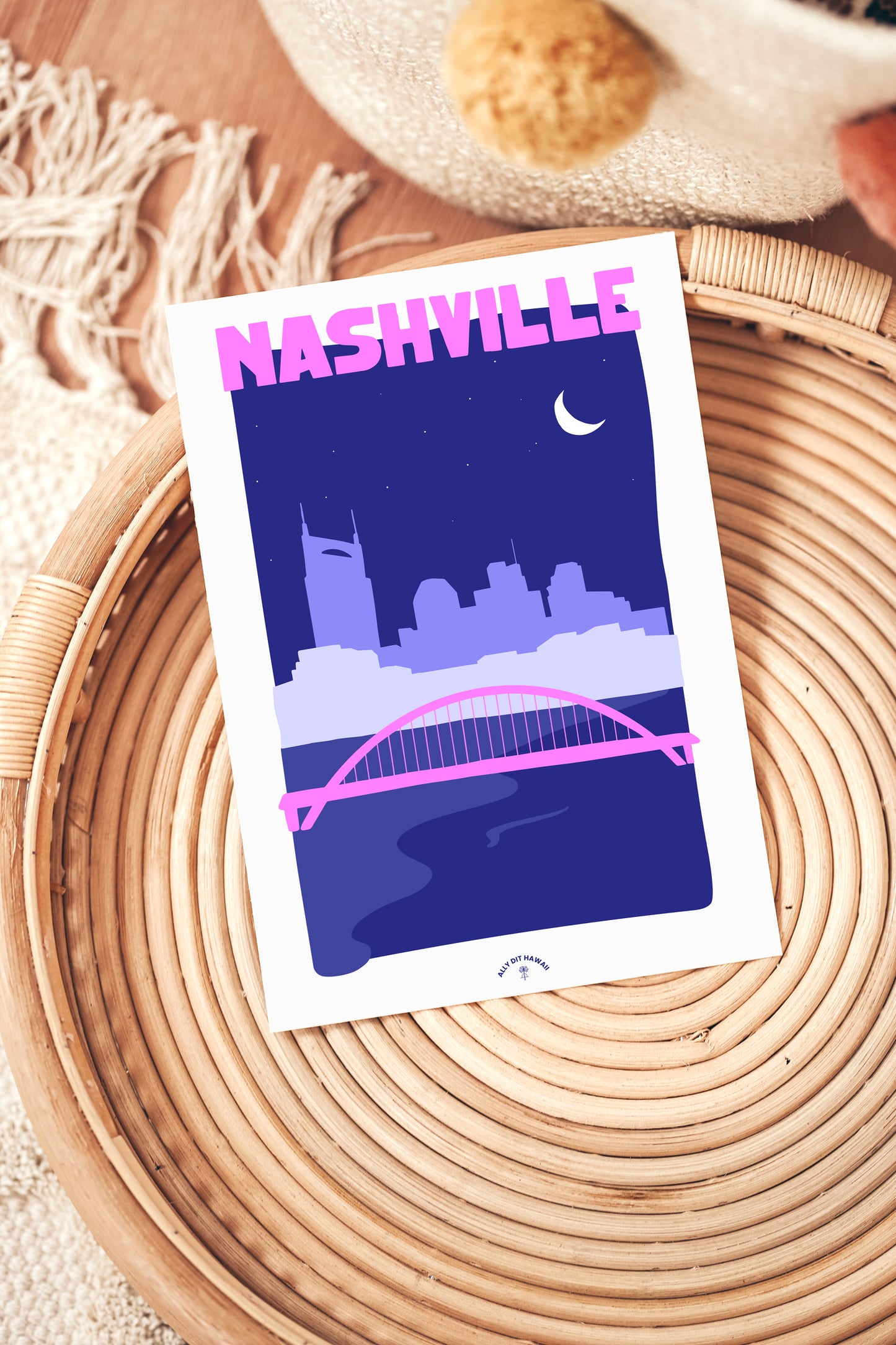 Affiche ville Nashville