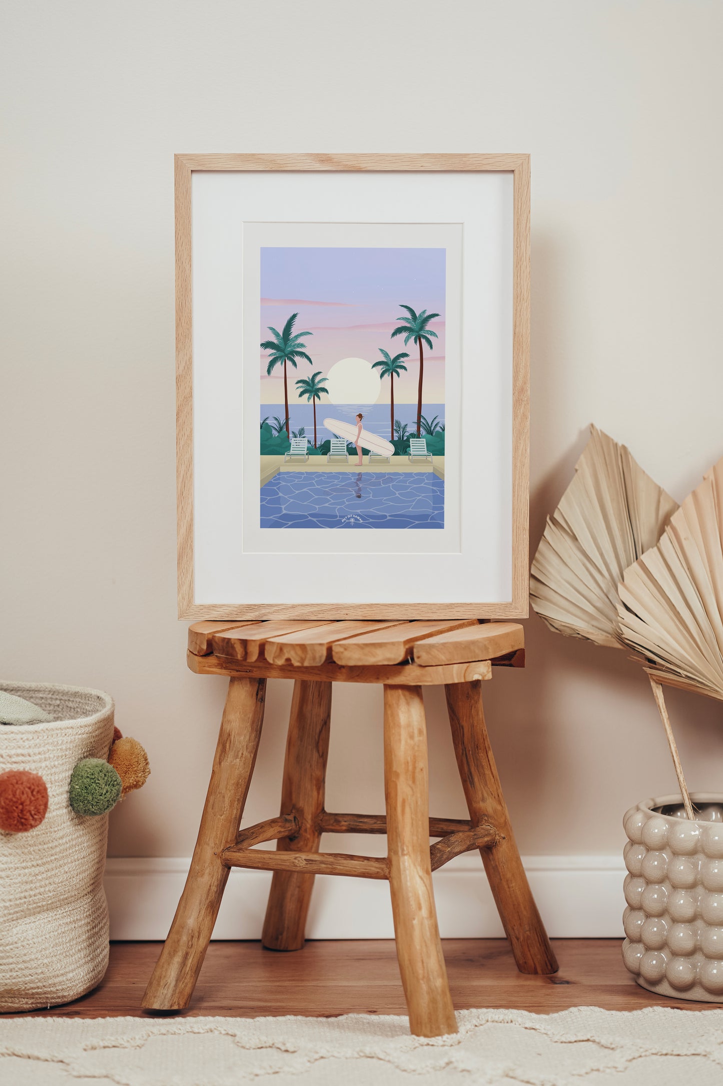 Affiche Surf and pool