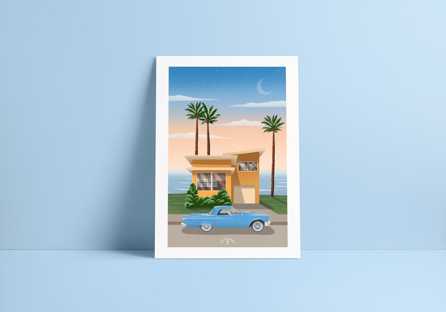 Affiche Yellow house