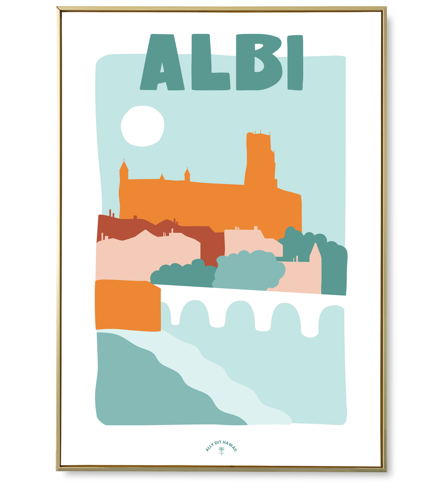 Affiche ville Albi