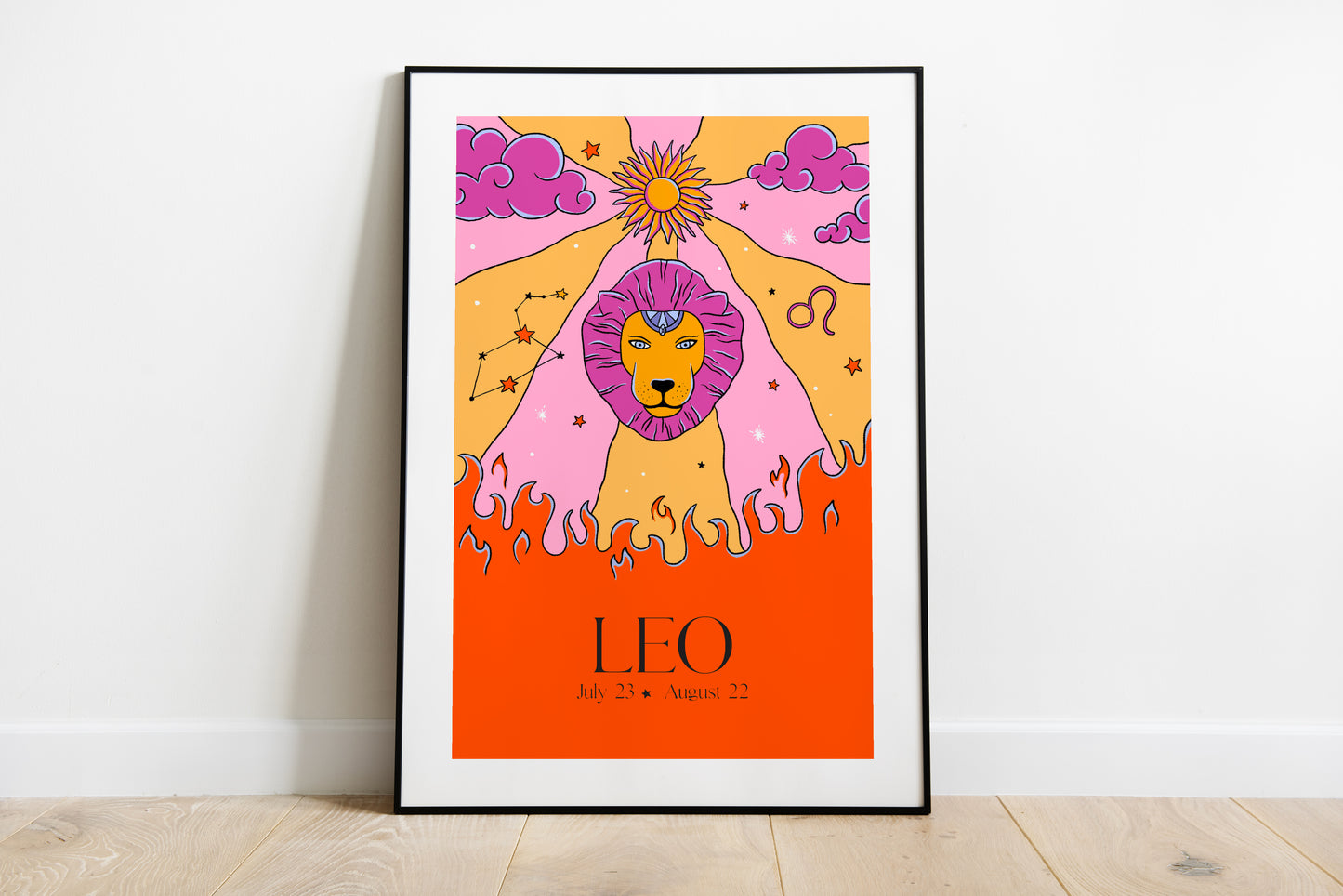 Affiche astro Leo