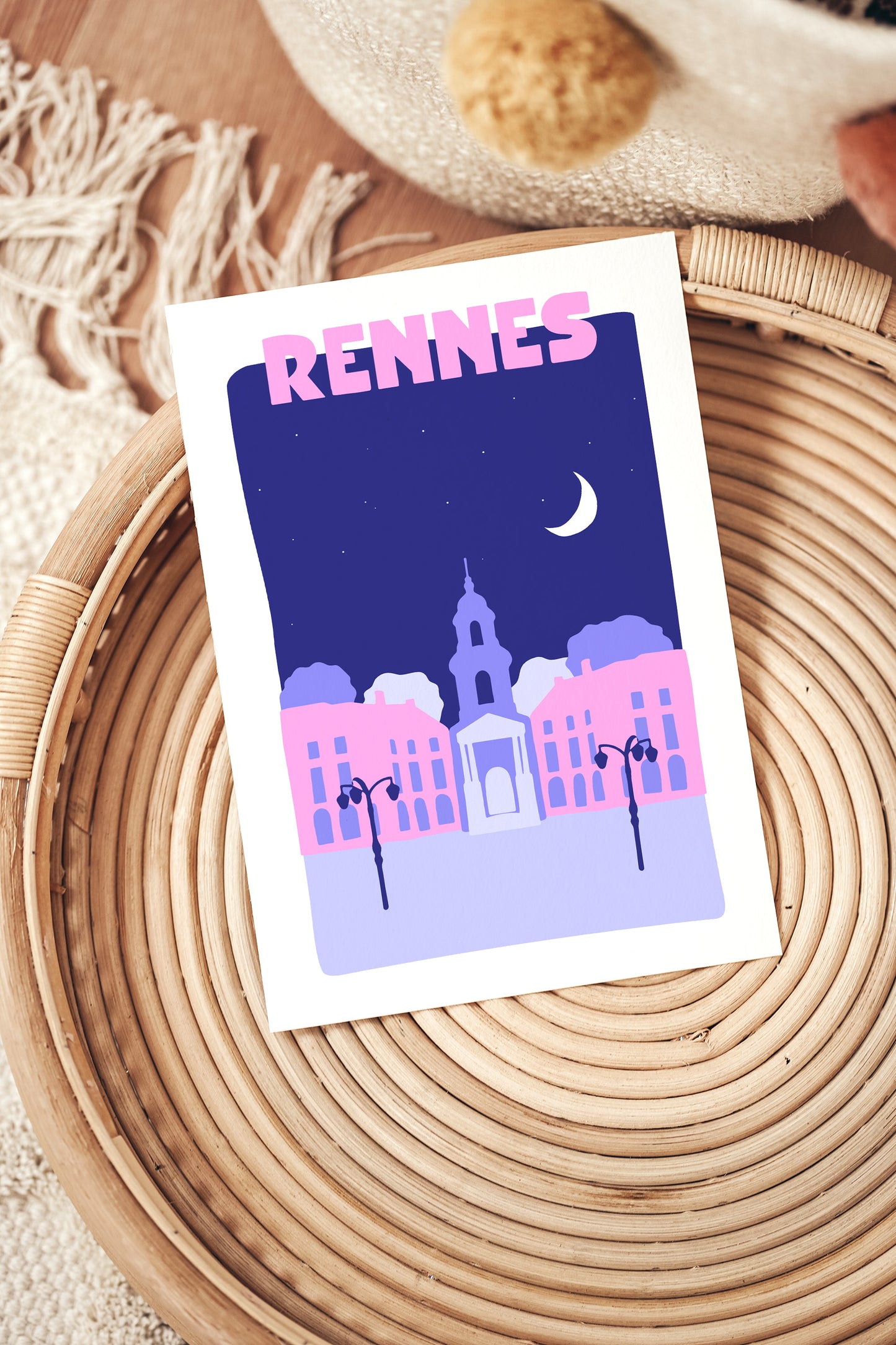 Affiche ville Rennes