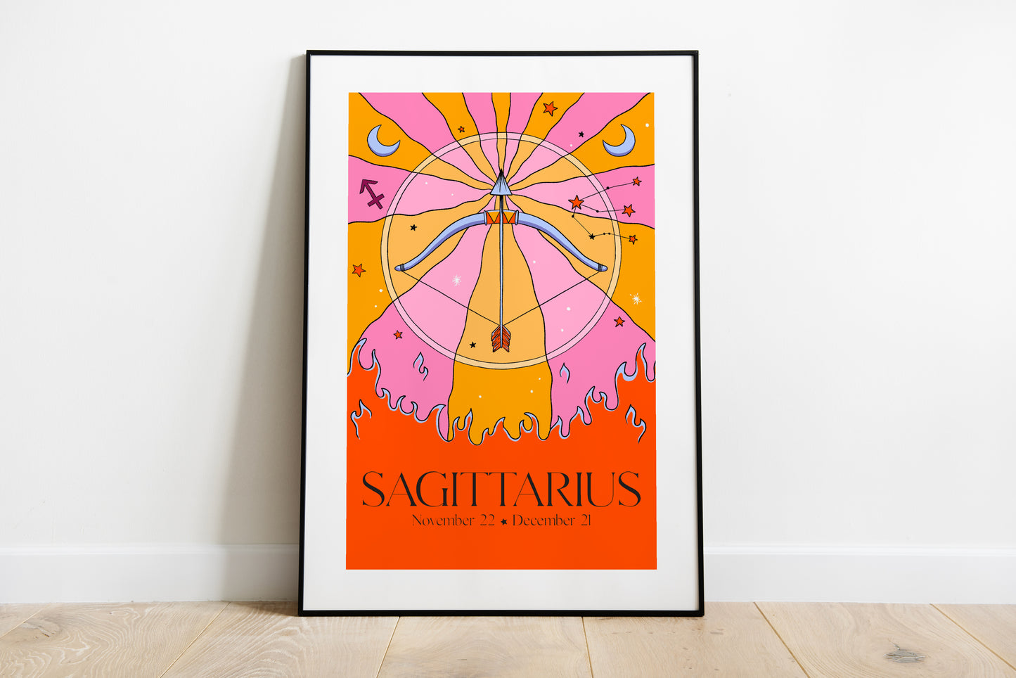 Affiche astro Sagittarius