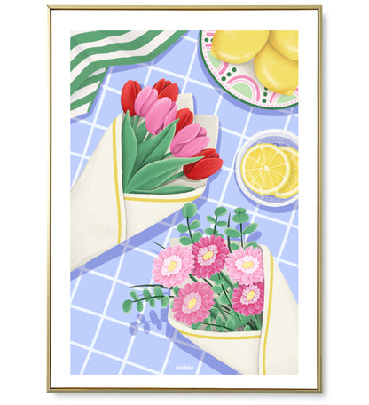Affiche Le fleuriste