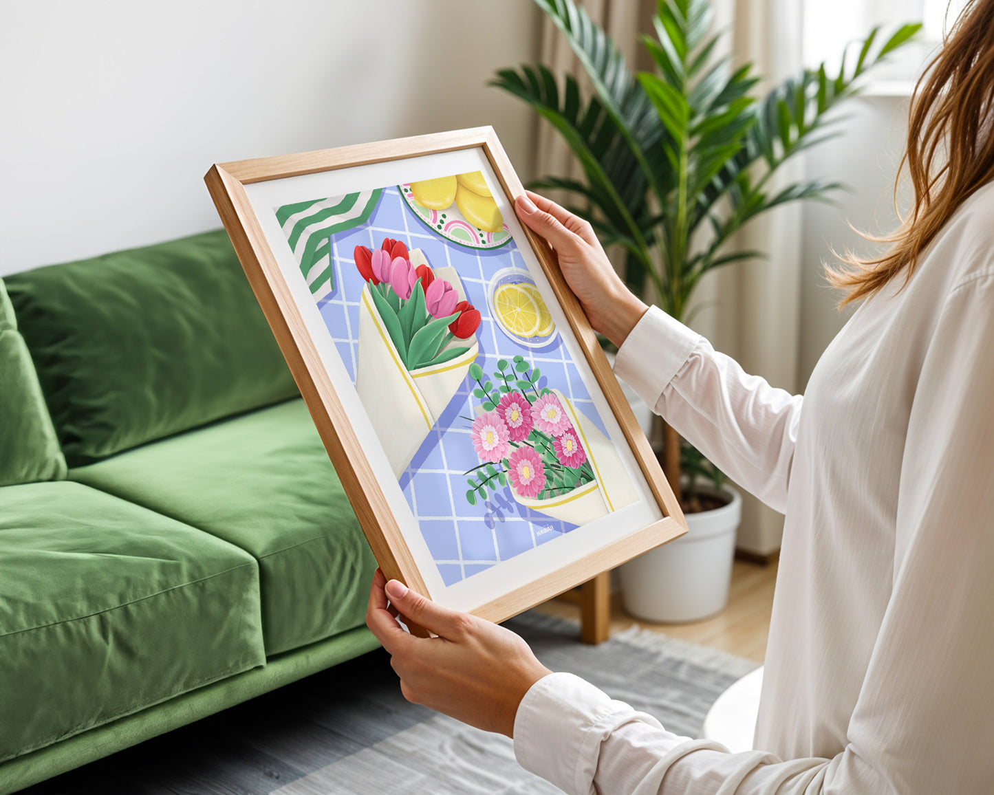 Affiche Le fleuriste