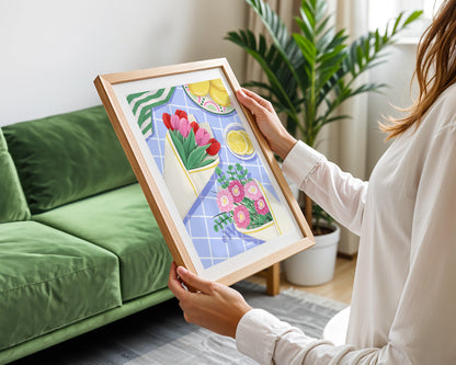 Affiche Le fleuriste