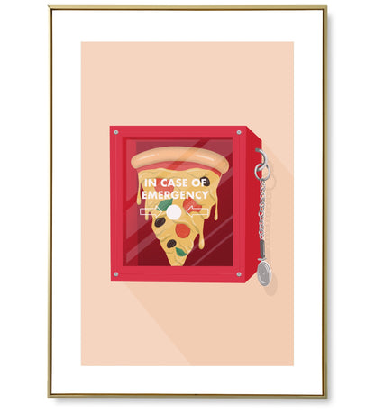 Affiche Emergency Pizza