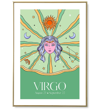 Affiche astro Virgo