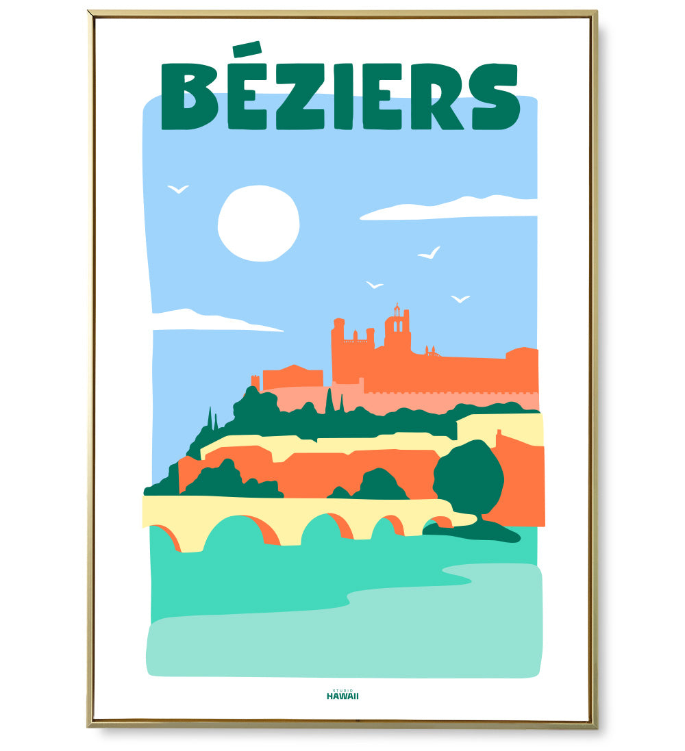 Affiche ville Béziers