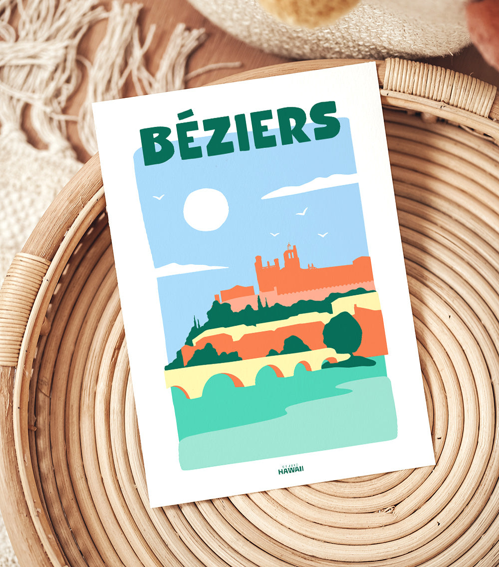 Affiche ville Béziers