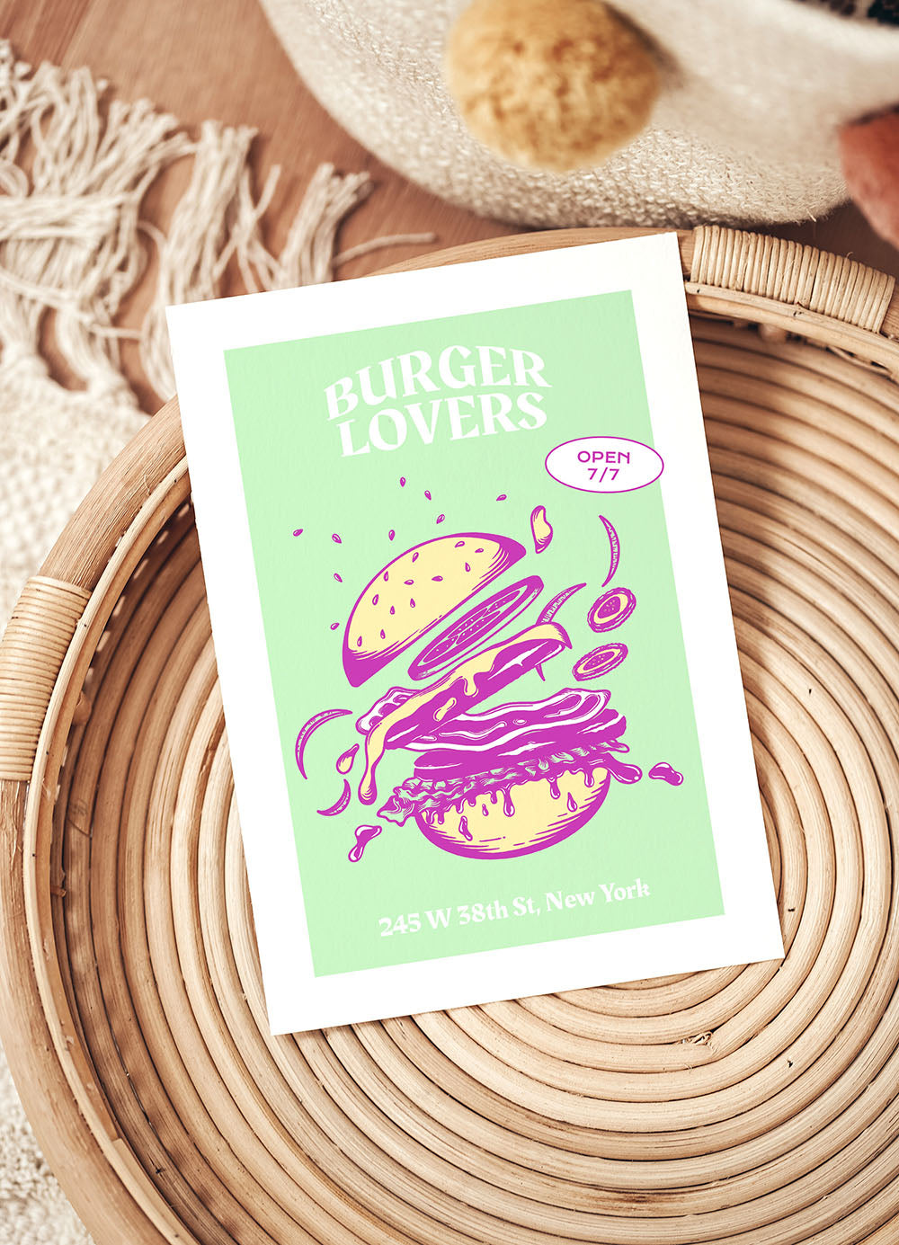 Affiche Burger lovers