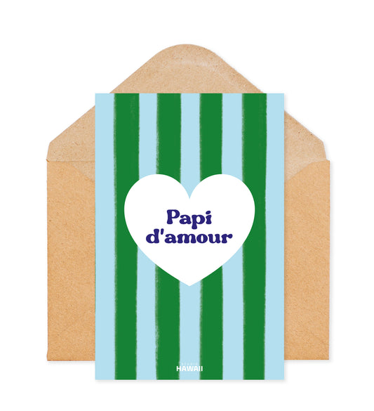 Carte Papi d'amour