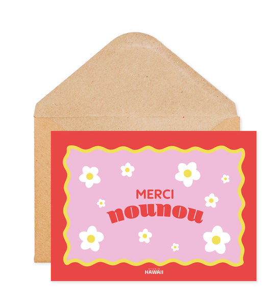 Carte Merci Nounou