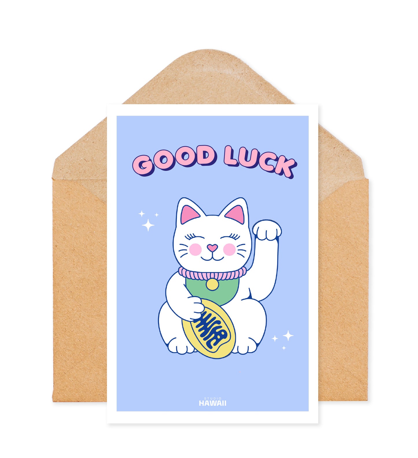 Carte Good luck Maneki Neko