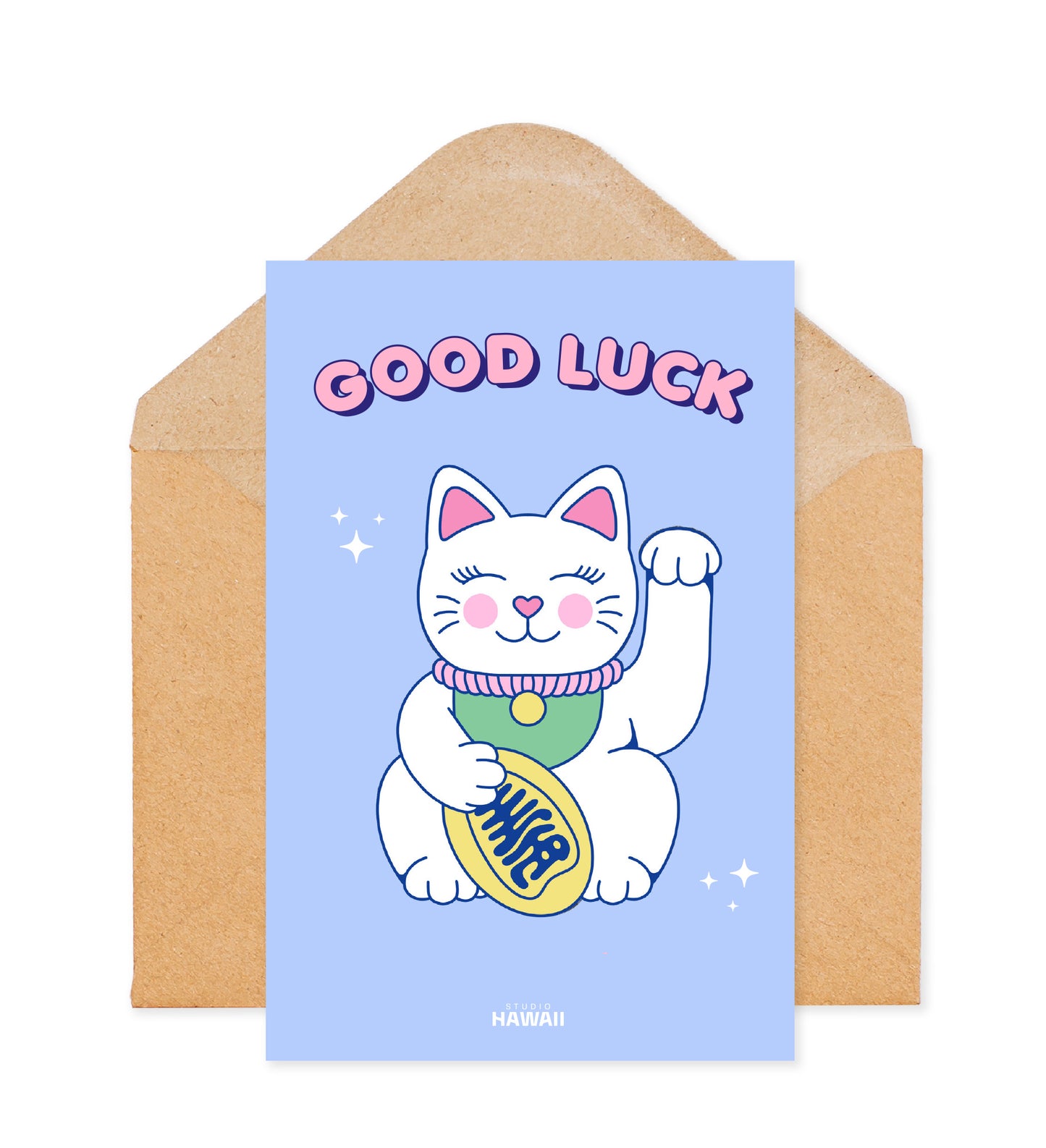 Carte Good luck Maneki Neko