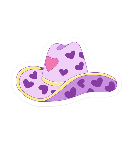 Sticker Chapeau Cowgirl