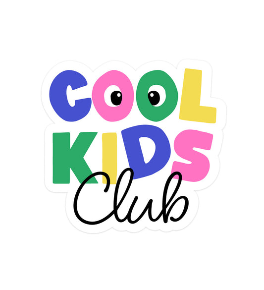 Sticker Cool Kids Club