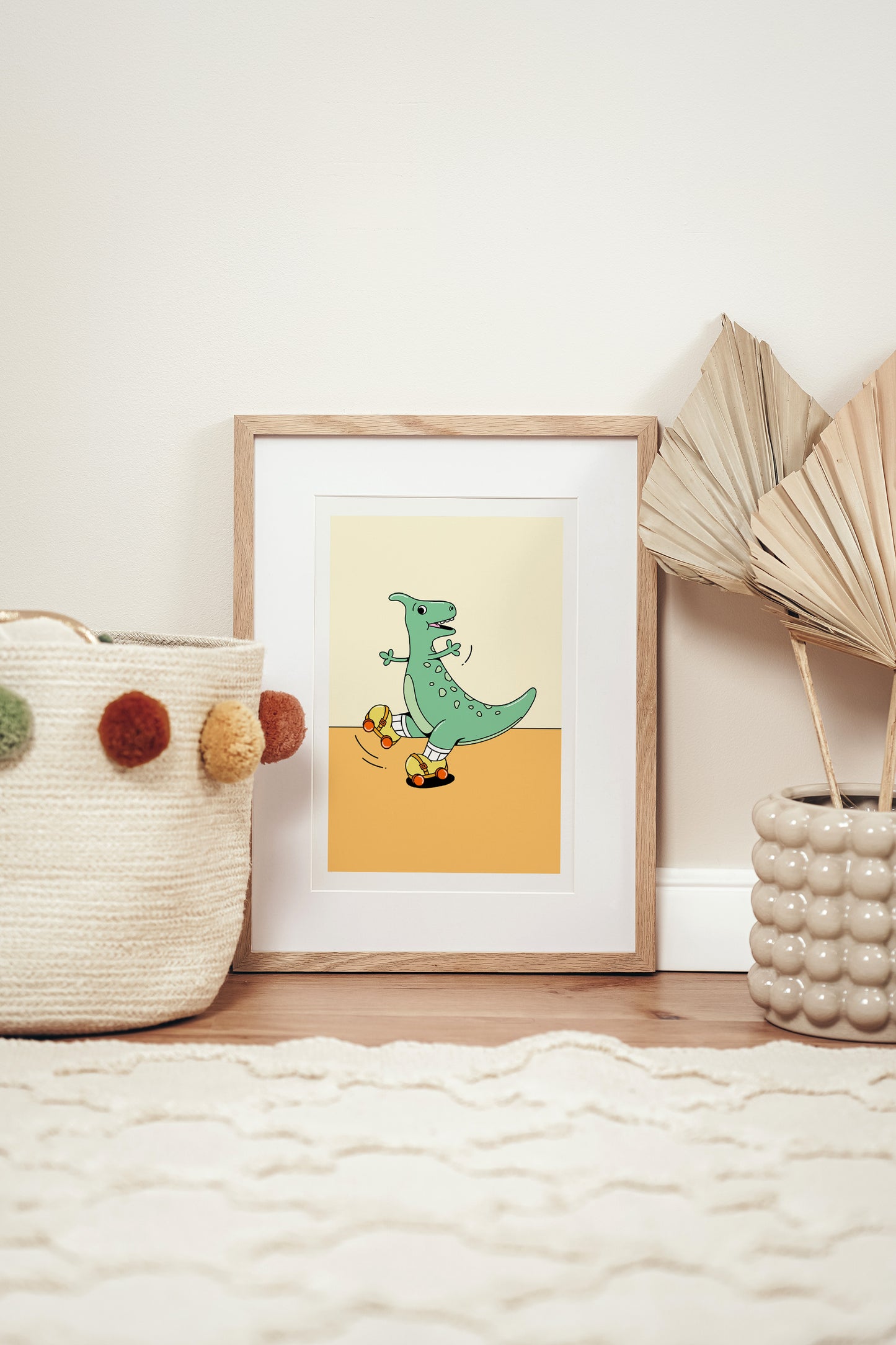 Affiche Dinosaure Roller